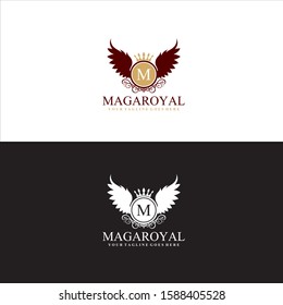 Royal Wings Logo in Vector