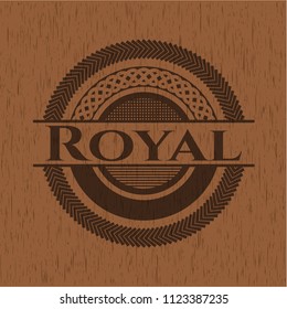 Royal wood emblem