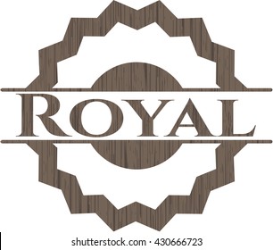 Royal wood signboards