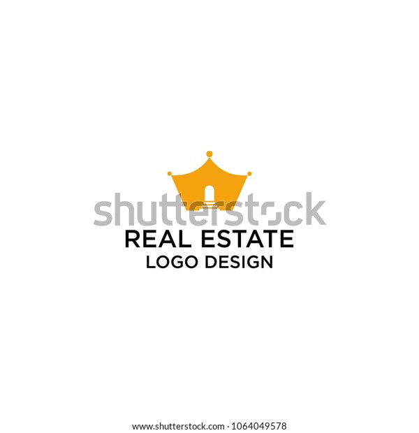 Royale Real Estate Logo Stock Vector (Royalty Free) 1064049578