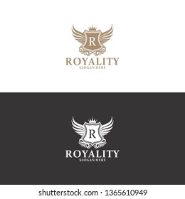 Royality Logo Vector Stock Vector (Royalty Free) 1365610949 | Shutterstock