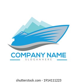 Logo de un barco de Royality para una empresa Concierge logotipo de envío MAke abstract