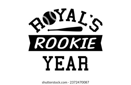 Royal's rookie year t-shirt design. svg