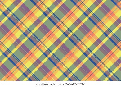 Royalty Stoff Vektor-Check, Damast plaid nahtlose Textur. Individualität Muster Hintergrund Tartan Textil in Pastellfarben und Bernsteinfarben Palette.