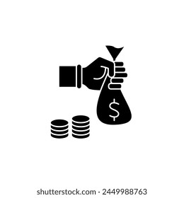 royalty fee concept line icon. Simple element illustration. royalty fee concept outline symbol design.