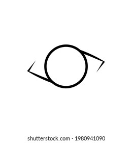 Royalty free eye outline logo