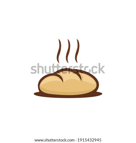 Royalty free hot bread logo