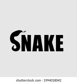 Royalty free snake monogram logo