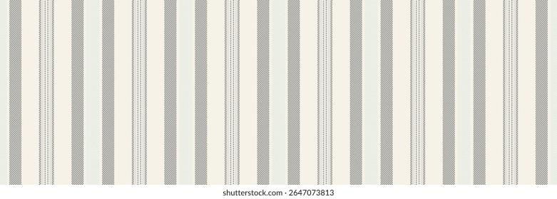 Royalty lines seamless textile, fiber background stripe pattern. Usa vector texture vertical fabric in linen and gray quill colors palette.