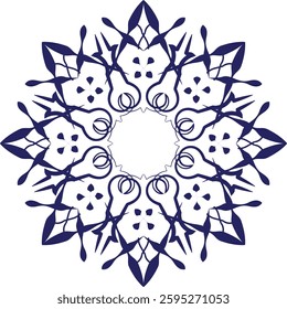 Royalty mandala design use by different type design background