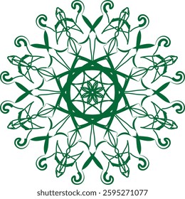 Royalty mandala design use by different type design background