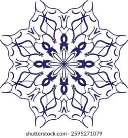 Royalty mandala design use by different type design background