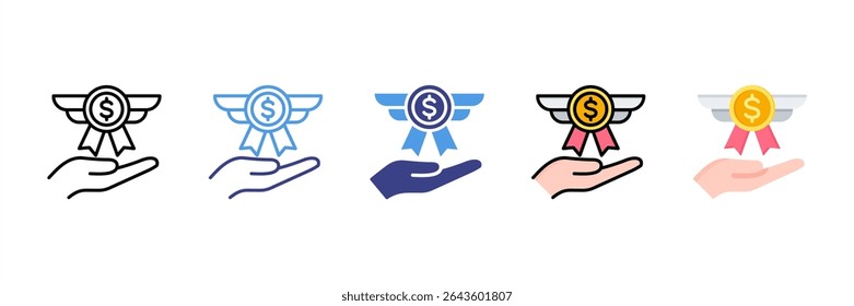 Royalty Multi Style Icon Set