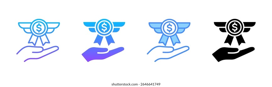 Royalty Multi Style Icon Set