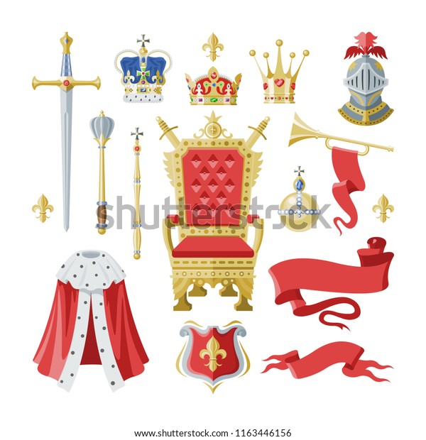 Royalty Vector Golden Royal Crown Symbol Stock Vector (Royalty Free ...