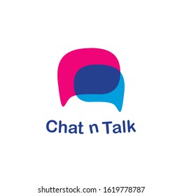 royalty-free bubble chat logo design template