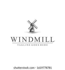 Royalty-free Windmill logo design template
