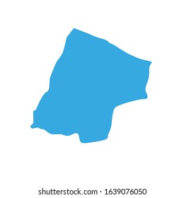 Rozaje region map in the country of Montenegro
