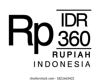 idr images stock photos vectors shutterstock https www shutterstock com image vector rp idr 360 rupiah indonesia banking 1821663422