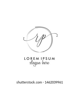 RP Initial beauty monogram logo vector