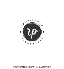 RP Initial beauty monogram logo vector