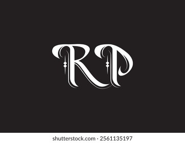 RP initial letter logo design and minimalist logo