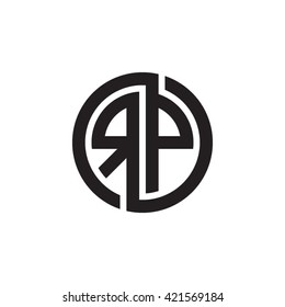 Ak Initial Letters Linked Circle Monogram Stock Vector (Royalty Free ...