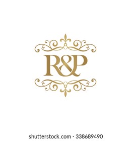 R&P Initial logo. Ampersand monogram logo