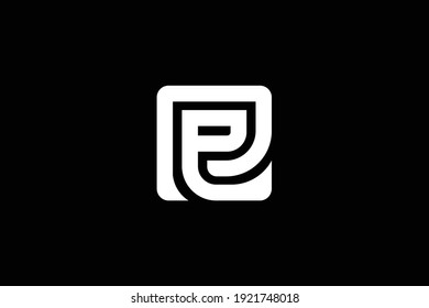 RP letter logo design on luxury background. PR monogram initials letter logo concept. RP icon design. PR elegant and Professional white color letter icon design on black background.