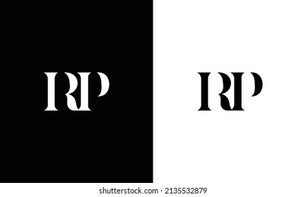 Rp Letter Logo Design Premium Stock Vector (Royalty Free) 2135532879 ...