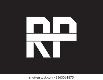 RP letter logo and monogram design

