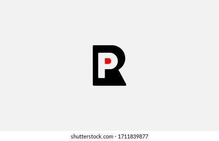 RP letter logo. Unique attractive creative modern initial RP or PR initial based letter icon logo