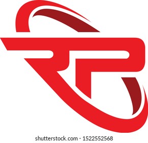 RP logo concept, suitable for the shipping logo
