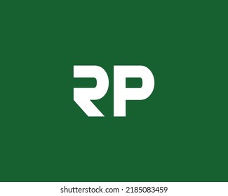 Rp Logo Design Vector Template Stock Vector (Royalty Free) 2185083459 ...