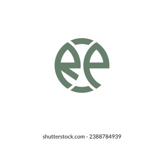RP logo design vector template