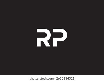 RP logo desing and monogram logo
