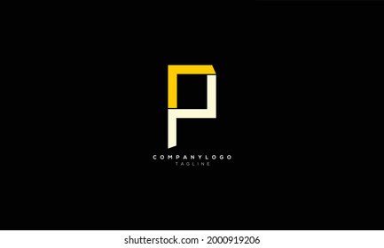 RP PR R AND P Abstract initial monogram letter alphabet logo design