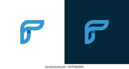 RP PR R P Logo Design , Initial Based RP PR R P Monoline