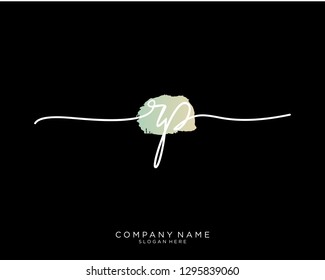 RP R P Initial handwriting logo template