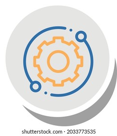 RPA COE Icon vector design