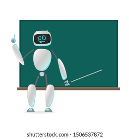RPA. Funny white robot in different comic situations and moods. Modern technologists of the invention of the future, artificial intelligence. robotics and bots