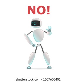 RPA. Funny white robot in different comic situations and moods. Modern technologists of the invention of the future, artificial intelligence. robotics and bots