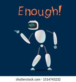 RPA. Funny white robot in different comic situations and moods. Modern technologists of the invention of the future, artificial intelligence. robotics and bots