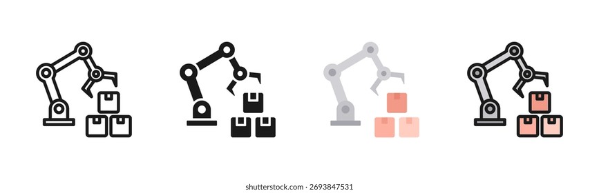 Paquete De Iconos Rpa En Múltiples Estilos