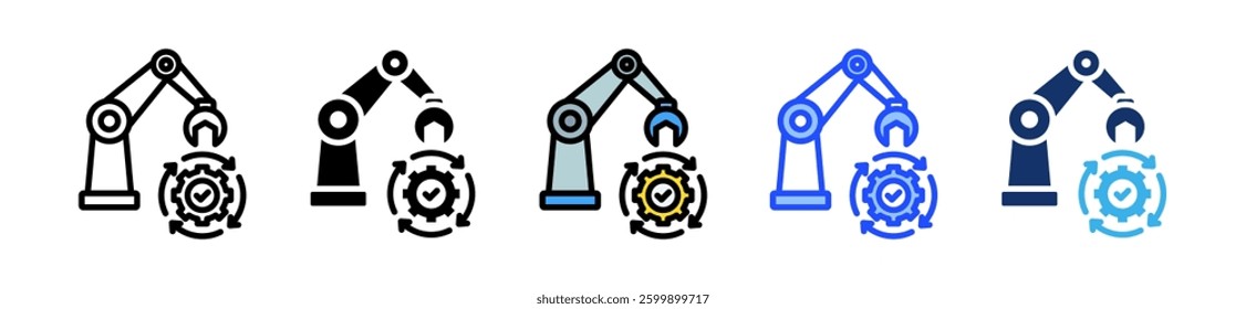 Rpa Icon Set With Multiple Style Collection
