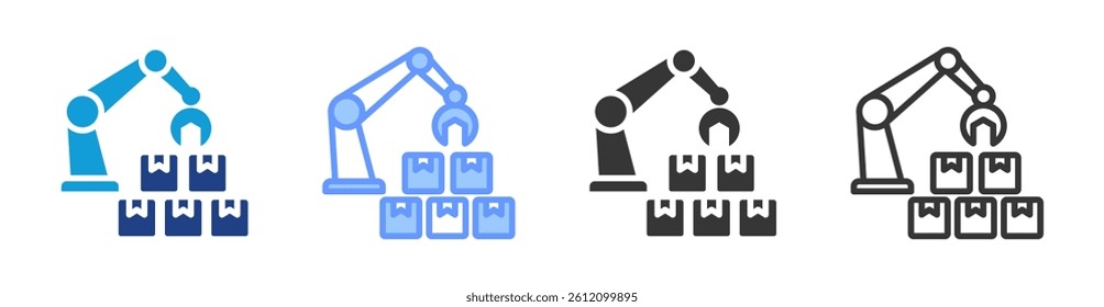 Rpa icon set multiple style collection