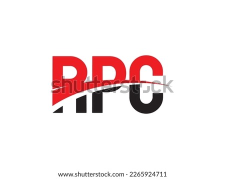RPC Letter Initial Logo Design Vector Illustration