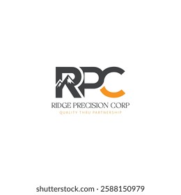 RPC Logo. Ridge Precision Corp Branding Design
