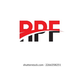 RPF Letter Initial Logo Design Vector Illustration