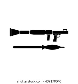 RPG black simple icon for web and mobile. Flat style.